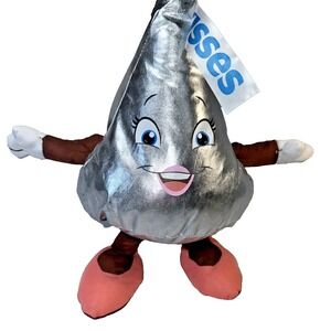 Hersheypark Chocolate World 14" Hershey Kiss Girl Souvenir Plush Stuffed Toy
